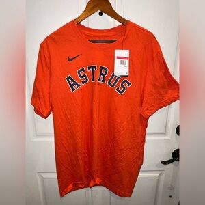Nike Houston Astros Alex Bregman Orange T-Shirt Men’s Large BRAND NEW WITH TAGS